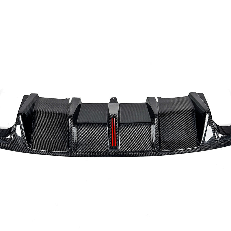 B8.5 Carbon Fiber Rear Vertical LED Diffuser V4 | Audi B8.5 A4 S-Line, S4 | Canadian Auto Performance
