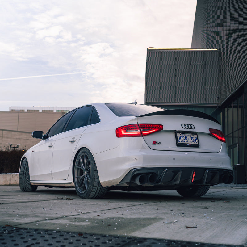 B8.5 Carbon Fiber Rear Vertical LED Diffuser V4 | Audi B8.5 A4 S-Line, S4 | Canadian Auto Performance