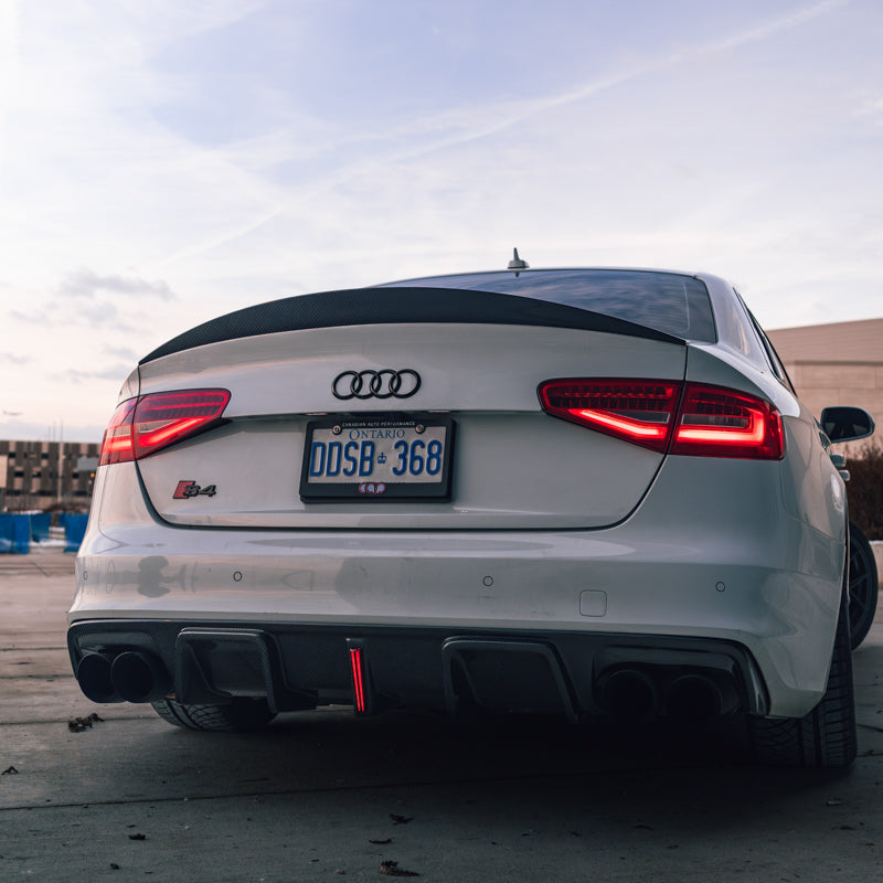 B8.5 Carbon Fiber Rear Vertical LED Diffuser V4 | Audi B8.5 A4 S-Line, S4 | Canadian Auto Performance