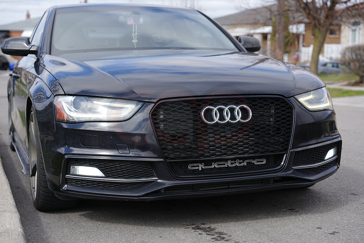 B8.5 Dry Carbon Fiber Fog Canards | Audi B8.5 A4 S-Line, S4 | Canadian Auto Performance