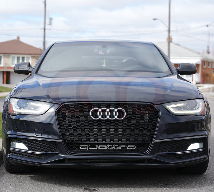 B8.5 Dry Carbon Fiber Fog Canards | Audi B8.5 A4 S-Line, S4 | Canadian Auto Performance
