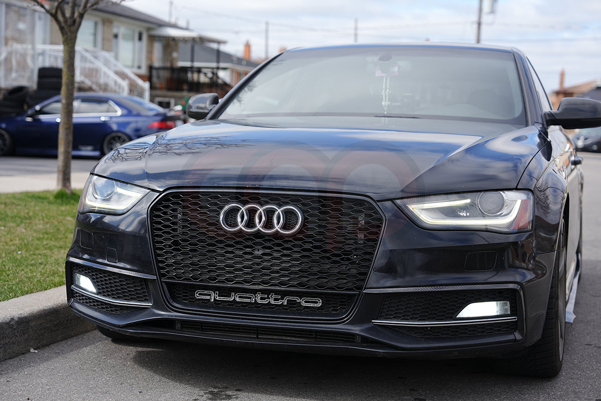 B8.5 Dry Carbon Fiber Fog Canards | Audi B8.5 A4 S-Line, S4 | Canadian Auto Performance