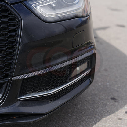 B8.5 Dry Carbon Fiber Fog Canards | Audi B8.5 A4 S-Line, S4 | Canadian Auto Performance