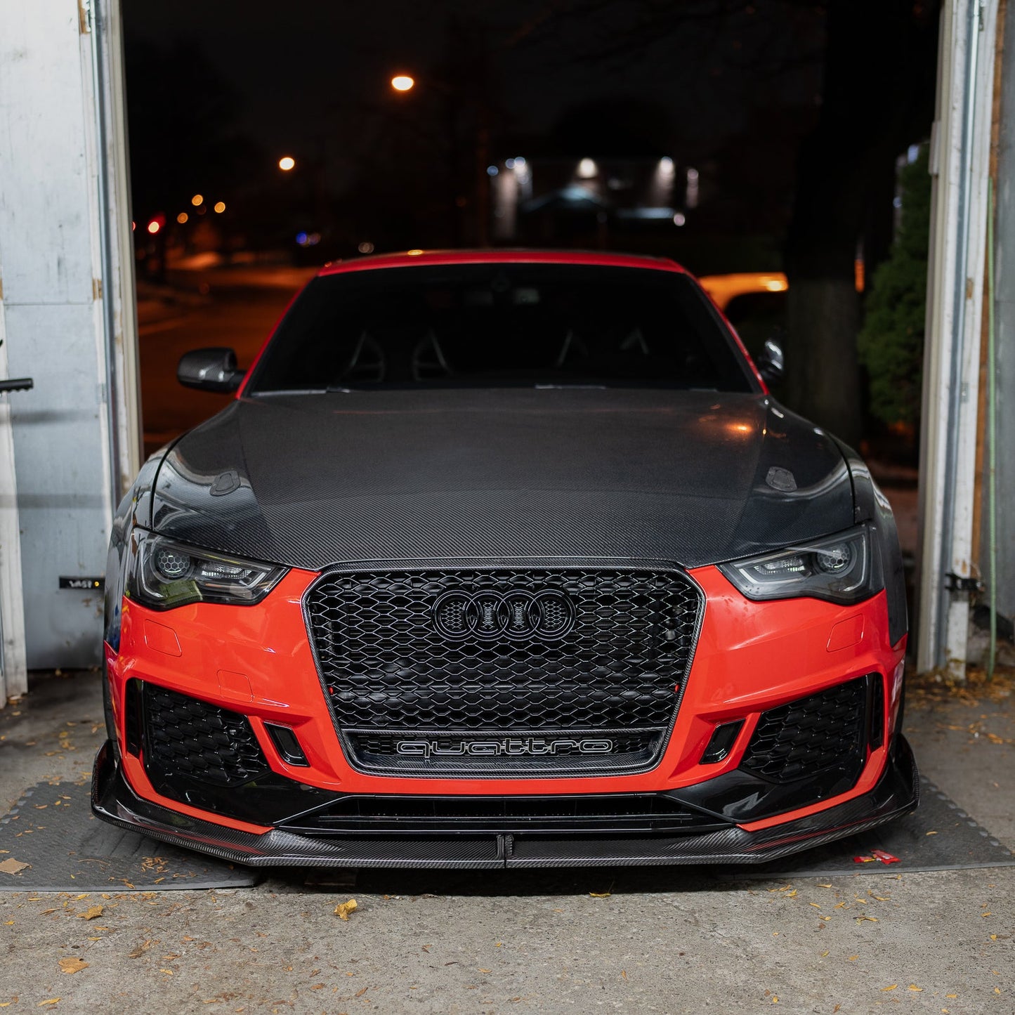 B8.5 Dry Carbon Front Lip B9 Style | Audi B8.5 A5, S5 Equipped with CAP RS5 Bumper V2 | Canadian Auto Performance