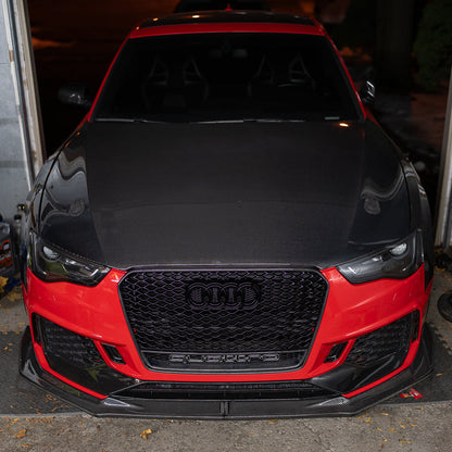 B8.5 Dry Carbon Front Lip B9 Style | Audi B8.5 A5, S5 Equipped with CAP RS5 Bumper V2 | Canadian Auto Performance