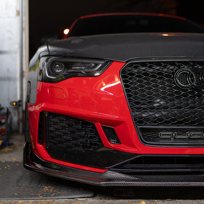 B8.5 Dry Carbon Front Lip B9 Style | Audi B8.5 A5, S5 Equipped with CAP RS5 Bumper V2 | Canadian Auto Performance