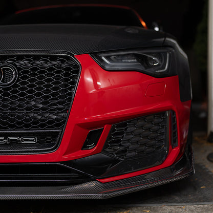 B8.5 Dry Carbon Front Lip B9 Style | Audi B8.5 A5, S5 Equipped with CAP RS5 Bumper V2 | Canadian Auto Performance