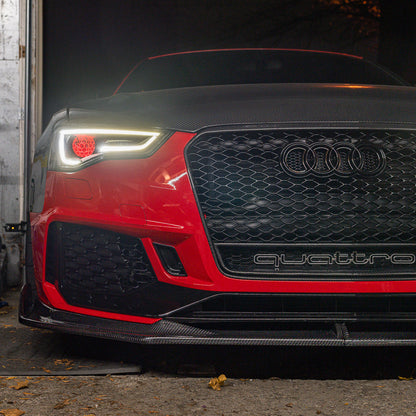 B8.5 Dry Carbon Front Lip B9 Style | Audi B8.5 A5, S5 Equipped with CAP RS5 Bumper V2 | Canadian Auto Performance