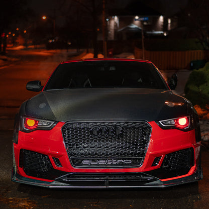 B8.5 Dry Carbon Front Lip B9 Style | Audi B8.5 A5, S5 Equipped with CAP RS5 Bumper V2 | Canadian Auto Performance