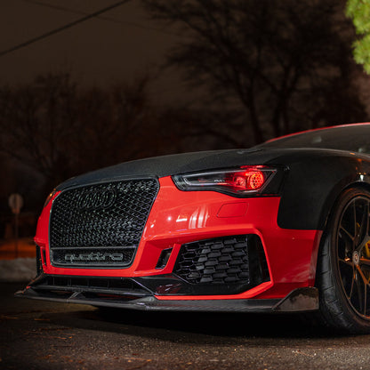 B8.5 Dry Carbon Front Lip B9 Style | Audi B8.5 A5, S5 Equipped with CAP RS5 Bumper V2 | Canadian Auto Performance