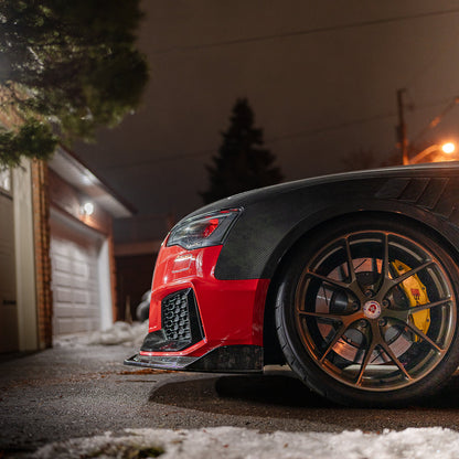 B8.5 Dry Carbon Front Lip B9 Style | Audi B8.5 A5, S5 Equipped with CAP RS5 Bumper V2 | Canadian Auto Performance