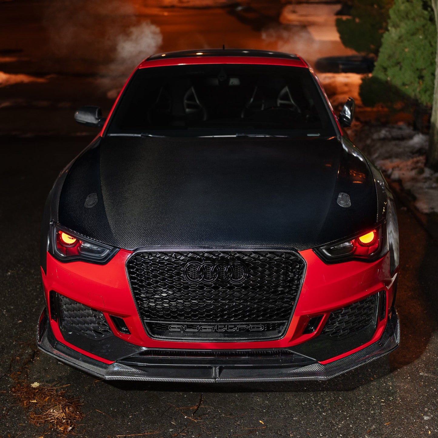 B8.5 Dry Carbon Front Lip B9 Style | Audi B8.5 A5, S5 Equipped with CAP RS5 Bumper V2 | Canadian Auto Performance