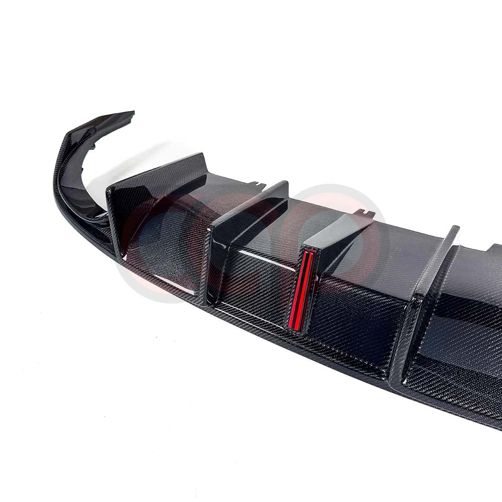 B8.5 Carbon Fiber Rear Vertical LED Diffuser V4 | Audi B8.5 A5 S-Line, S5 | Canadian Auto Performance