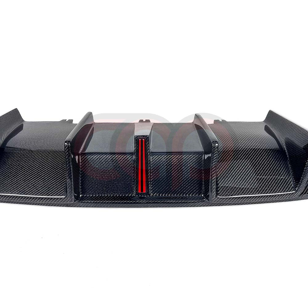 B8.5 Carbon Fiber Rear Vertical LED Diffuser V4 | Audi B8.5 A5 S-Line, S5 | Canadian Auto Performance