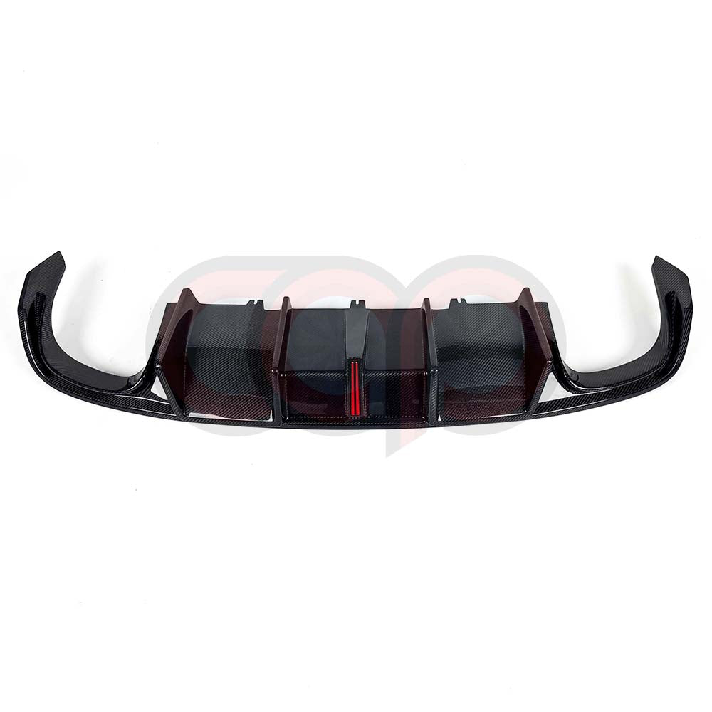 B8.5 Carbon Fiber Rear Vertical LED Diffuser V4 | Audi B8.5 A5 S-Line, S5 | Canadian Auto Performance