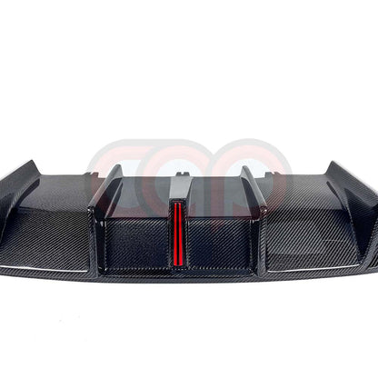 B8.5 Carbon Fiber Rear Vertical LED Diffuser V4 | Audi B8.5 A5 S-Line, S5 | Canadian Auto Performance
