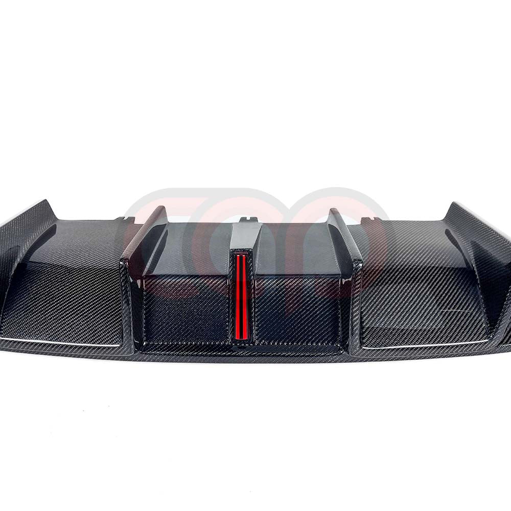 B8.5 Carbon Fiber Rear Vertical LED Diffuser V4 | Audi B8.5 A5 S-Line, S5 | Canadian Auto Performance