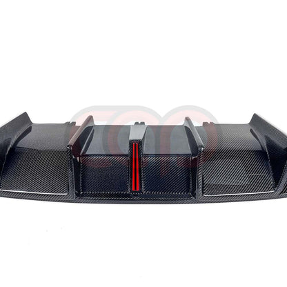 B8.5 Carbon Fiber Rear Vertical LED Diffuser V4 | Audi B8.5 A5 S-Line, S5 | Canadian Auto Performance