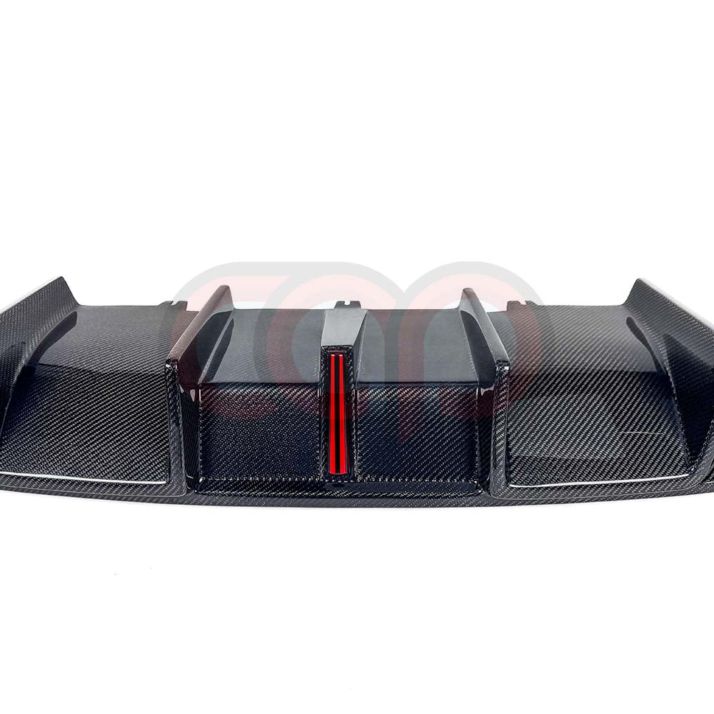 B8.5 Carbon Fiber Rear Vertical LED Diffuser V4 | Audi B8.5 A5 S-Line, S5 | Canadian Auto Performance