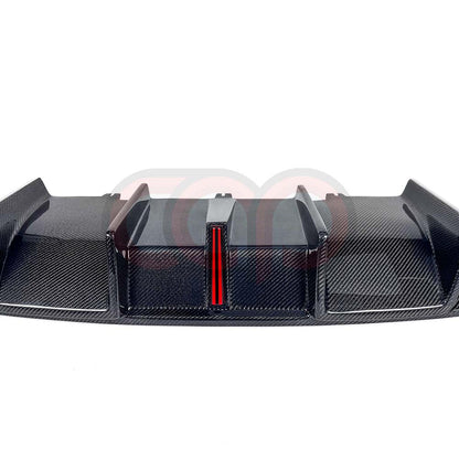B8.5 Carbon Fiber Rear Vertical LED Diffuser V4 | Audi B8.5 A5 S-Line, S5 | Canadian Auto Performance