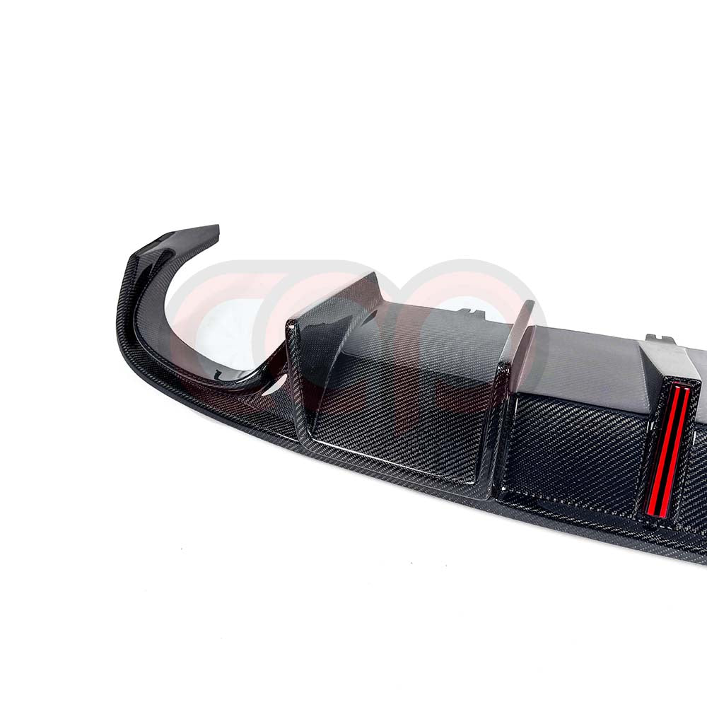 B8.5 Carbon Fiber Rear Vertical LED Diffuser V4 | Audi B8.5 A5 S-Line, S5 | Canadian Auto Performance