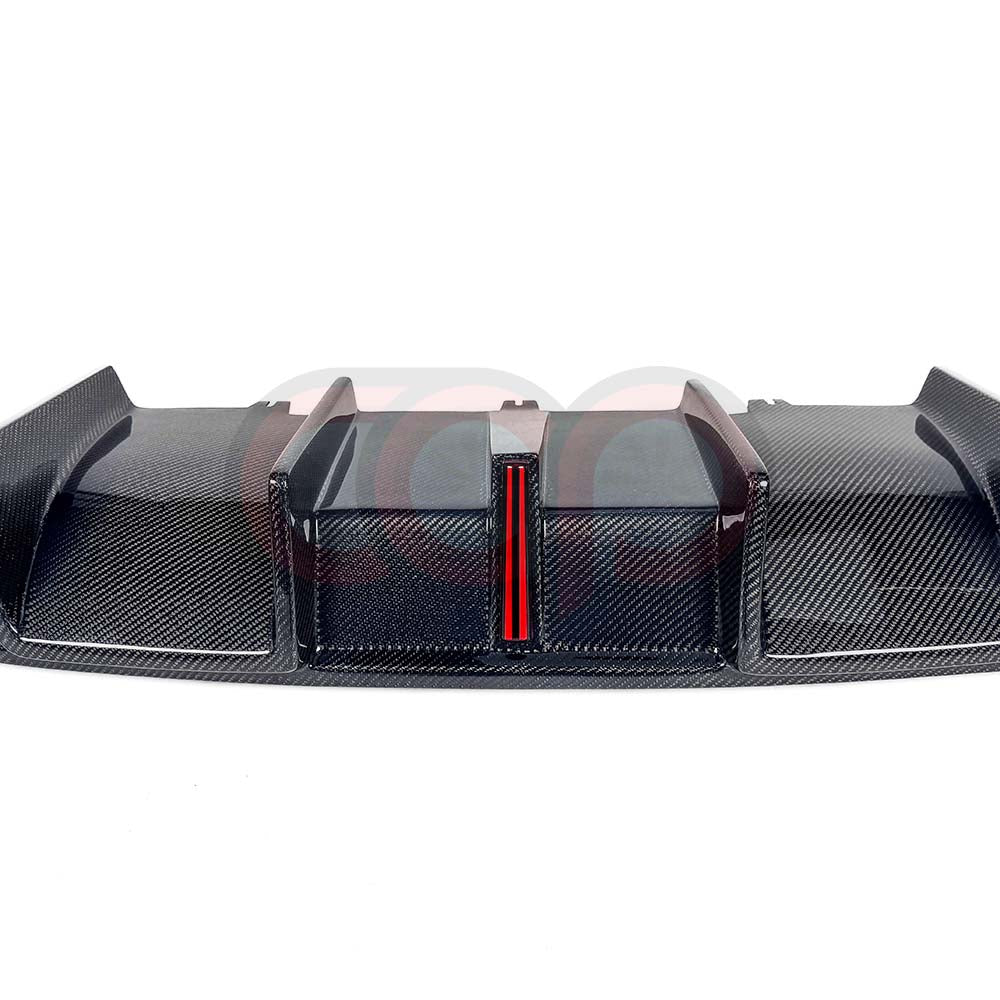 B8.5 Carbon Fiber Rear Vertical LED Diffuser V4 | Audi B8.5 A5 S-Line, S5 | Canadian Auto Performance