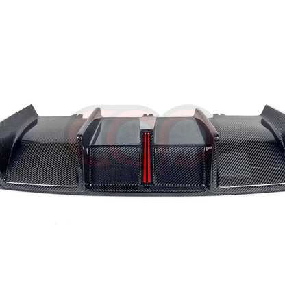 B8.5 Carbon Fiber Rear Vertical LED Diffuser V4 | Audi B8.5 A5 S-Line, S5 | Canadian Auto Performance