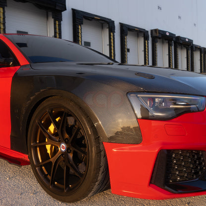 B8.5 Dry Carbon Fiber Fenders Pair | Audi B8.5 A5, S5 | Canadian Auto Performance
