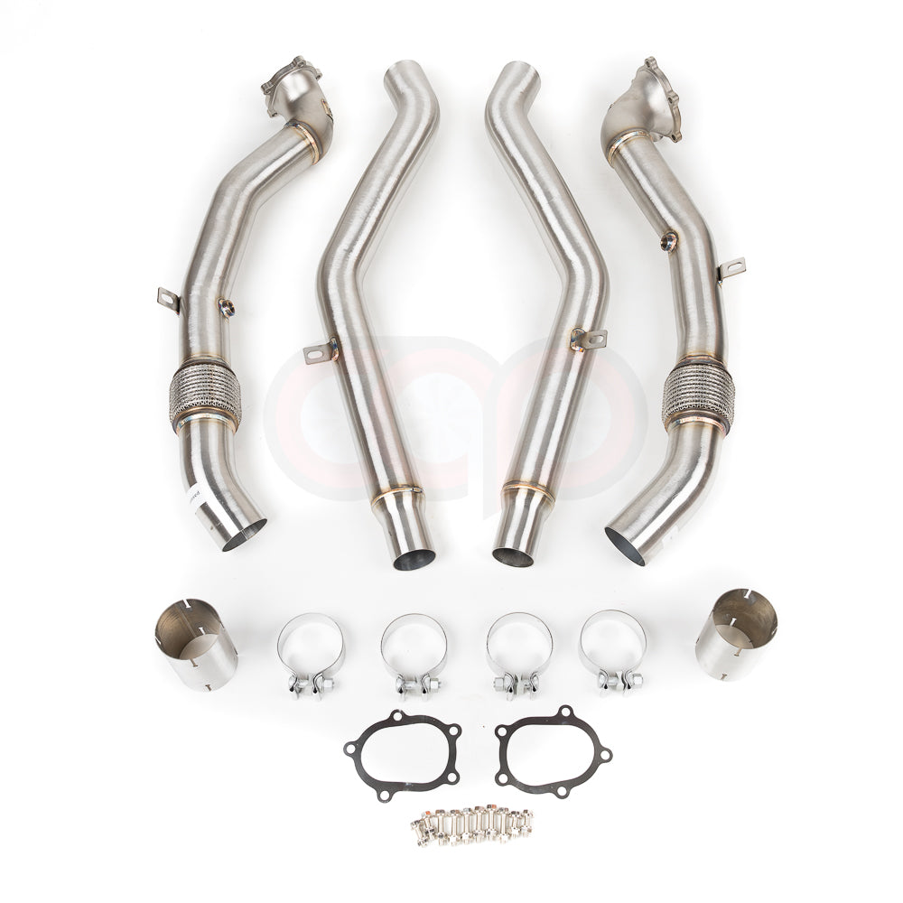C7/C7.5/D4/D4.5 4.0T Cast Downpipes Midpipes Exhaust Combo V2 | Audi C7/C7.5/D4/D4.5 S6, RS6 4.0 TFSI, S7, RS7 4.0 TFSI, A8, S8 4.0 TFSI | Canadian Auto Performance