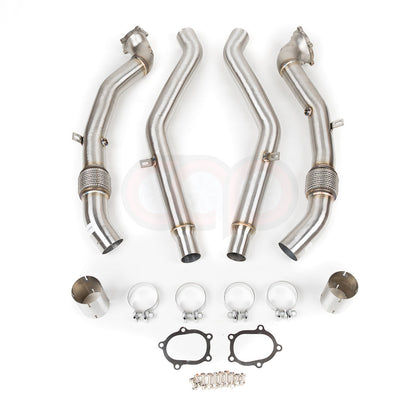 C7/C7.5/D4/D4.5 4.0T Cast Downpipes Midpipes Exhaust Combo V2 | Audi C7/C7.5/D4/D4.5 S6, RS6 4.0 TFSI, S7, RS7 4.0 TFSI, A8, S8 4.0 TFSI | Canadian Auto Performance