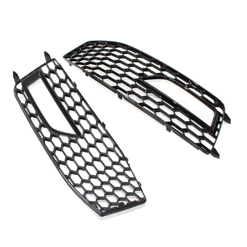 B8.5 RS4 Honeycomb Fog Grilles | Audi B8.5 A4 S-Line, S4 | Canadian Auto Performance