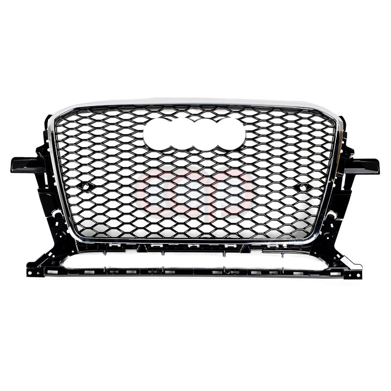 8R.5/B8.5 RSQ5 Honeycomb Chrome Frame Grille Chrome Frame Black Honeycomb Mesh | Audi 8R.5/B8.5 Q5 Non S-Line, Q5 S-Line, SQ5 | Canadian Auto Performance