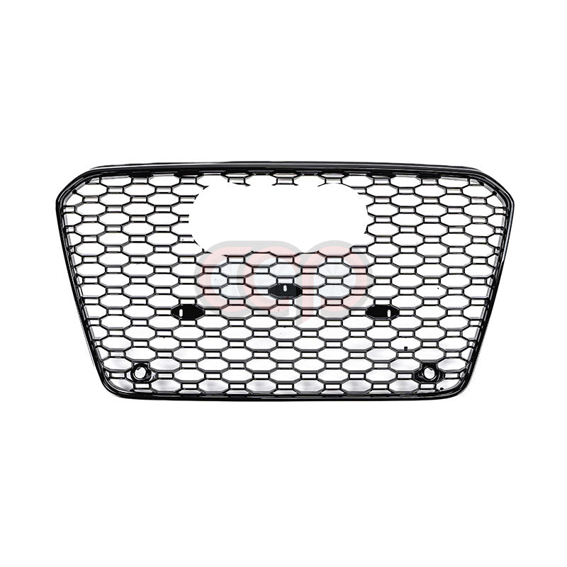 B8.5 Honeycomb Grille B9 Style RS5 Grille Black Frame Black Mesh | Audi B8.5 A5 Non S-Line, A5 S-Line, S5 | Canadian Auto Performance