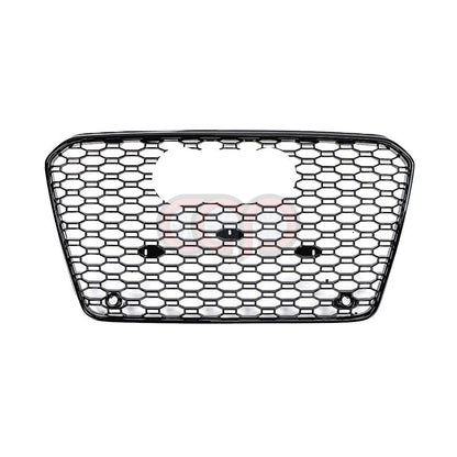 B8.5 Honeycomb Grille B9 Style RS5 Grille Black Frame Black Mesh | Audi B8.5 A5 Non S-Line, A5 S-Line, S5 | Canadian Auto Performance