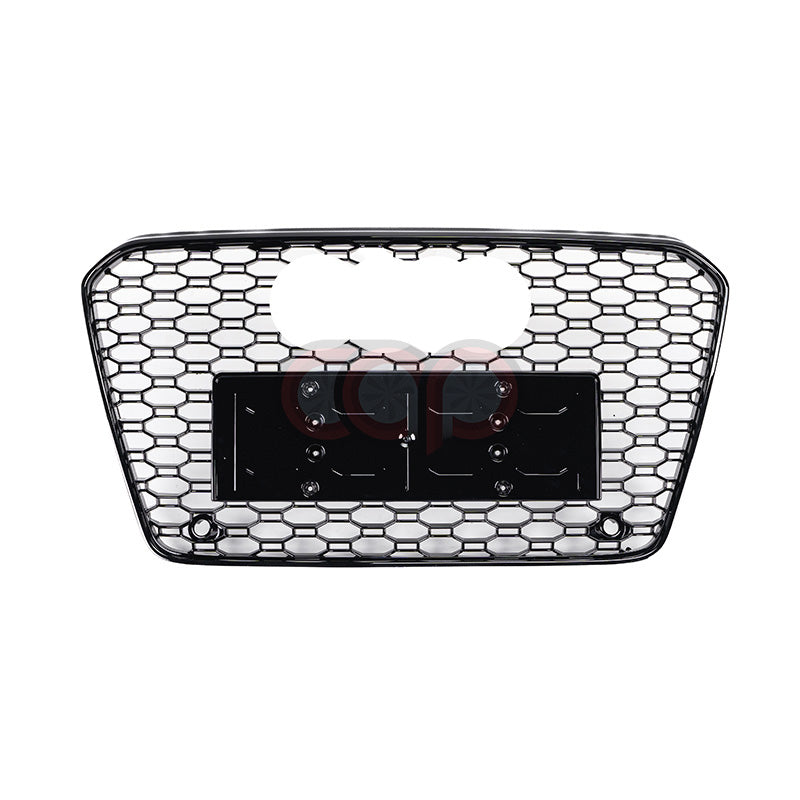 B8.5 Honeycomb Grille B9 Style RS5 Grille Black Frame Black Mesh | Audi B8.5 A5 Non S-Line, A5 S-Line, S5 | Canadian Auto Performance
