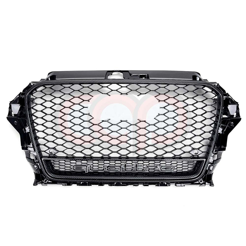 8V RS3 Honeycomb Grille Quattro | Audi 8V A3 Non S-Line, A3 S-Line, S3 | Canadian Auto Performance