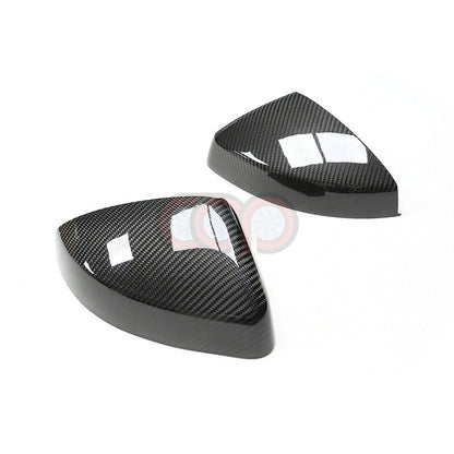 8V/8V.5 Dry Carbon Fiber Stick On Mirror Covers Pair Side Assist Stick-On | Audi 8V/8V.5 A3, S3, RS3 | Canadian Auto Performance