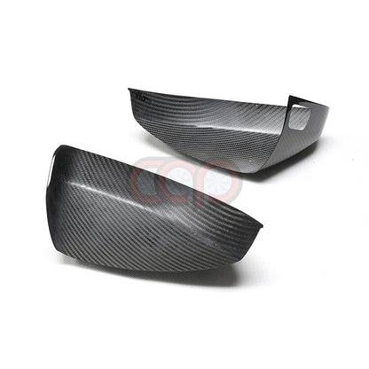 8V/8V.5 Dry Carbon Fiber Stick On Mirror Covers Pair Side Assist Stick-On | Audi 8V/8V.5 A3, S3, RS3 | Canadian Auto Performance