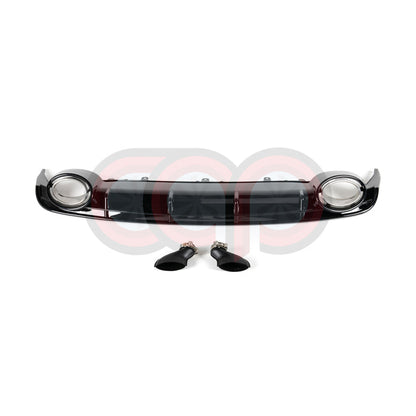 C7.5 Gloss Black RS Style Rear Diffuser | Audi C7.5 A6 Non S-Line | Canadian Auto Performance