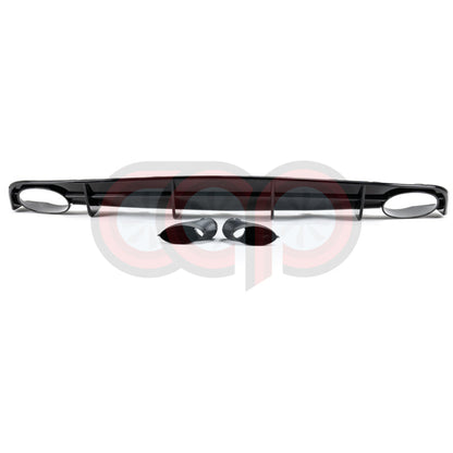 C7.5 Gloss Black RS Style Rear Diffuser | Audi C7.5 A6 Non S-Line | Canadian Auto Performance
