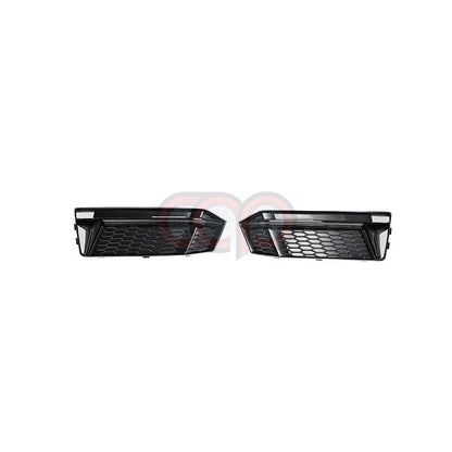 B9 RS4 RS Fog Grilles V1 Black Black Trim | Audi B9 A4 S-Line, S4 | Canadian Auto Performance