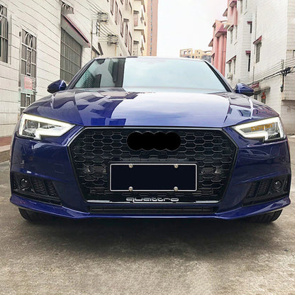 B9 RS4 RS Fog Grilles V1 Black Black Trim | Audi B9 A4 S-Line, S4 | Canadian Auto Performance