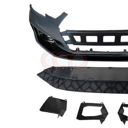 B9 Front Bumper RS4 Bumper V1 Both Styles Included Non-ACC | Audi B9 A4 Non S-Line, A4 S-Line, S4 | Canadian Auto Performance