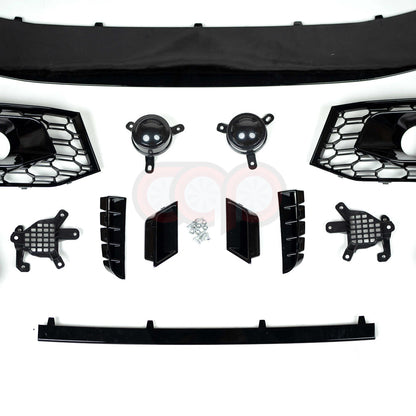 B9 Front Bumper RS4 Bumper V1 Both Styles Included Non-ACC | Audi B9 A4 Non S-Line, A4 S-Line, S4 | Canadian Auto Performance