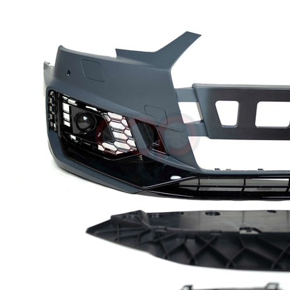 B9 Front Bumper RS4 Bumper V1 Both Styles Included Non-ACC | Audi B9 A4 Non S-Line, A4 S-Line, S4 | Canadian Auto Performance