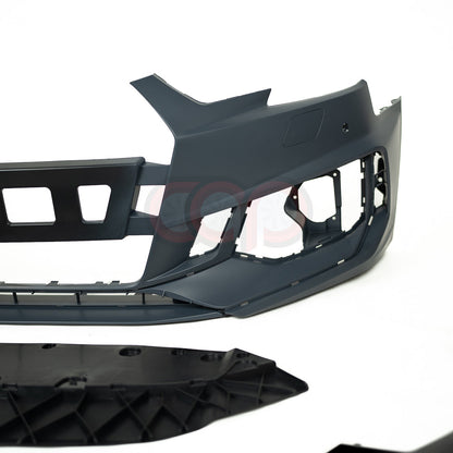 B9 Front Bumper RS4 Bumper V1 Both Styles Included Non-ACC | Audi B9 A4 Non S-Line, A4 S-Line, S4 | Canadian Auto Performance