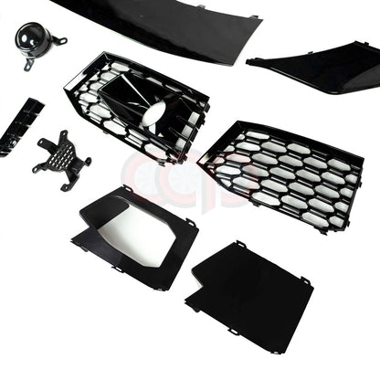 B9 Front Bumper RS4 Bumper V1 Both Styles Included Non-ACC | Audi B9 A4 Non S-Line, A4 S-Line, S4 | Canadian Auto Performance