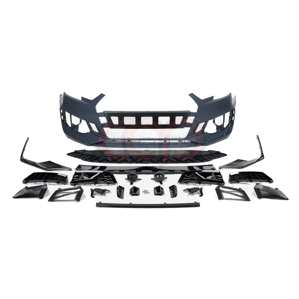 B9 Front Bumper RS4 Bumper V1 Both Styles Included Non-ACC | Audi B9 A4 Non S-Line, A4 S-Line, S4 | Canadian Auto Performance