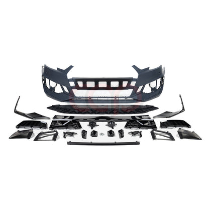 B9 Front Bumper RS4 Bumper V1 Both Styles Included Non-ACC | Audi B9 A4 Non S-Line, A4 S-Line, S4 | Canadian Auto Performance