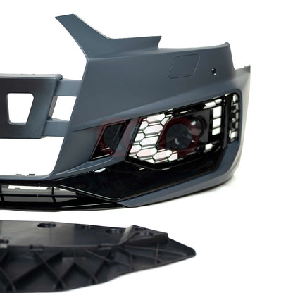 B9 Front Bumper RS4 Bumper V1 Both Styles Included Non-ACC | Audi B9 A4 Non S-Line, A4 S-Line, S4 | Canadian Auto Performance